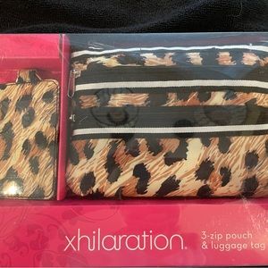 Make-up Pouch & Luggage Tote Set NWOT